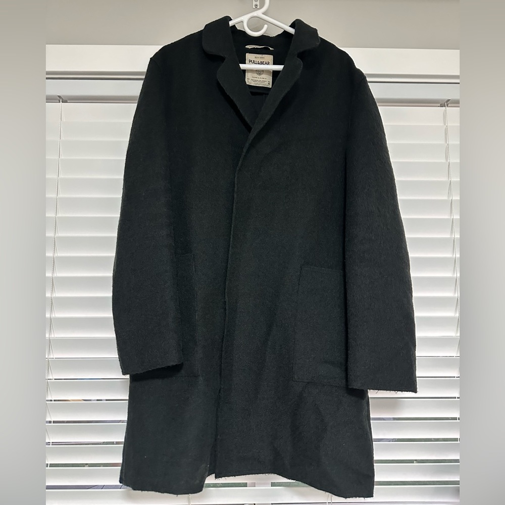 Pull & Bear mens black coat